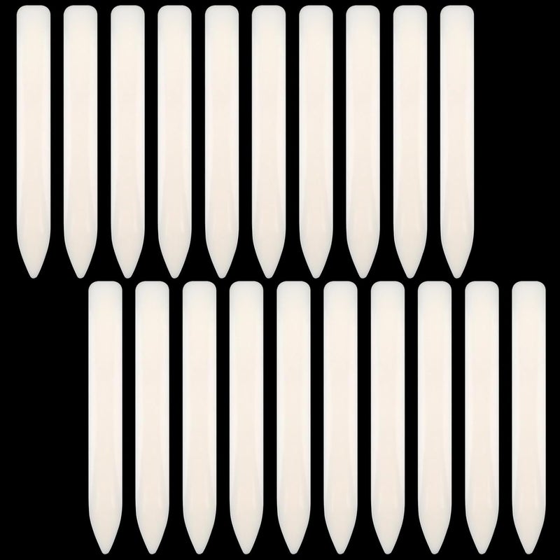 Easywiny 20 Pack Bone Folder Tool, Plastic Bone Folder Crafts Scoring Folding Creasing Paper Crafting Scrapbooking Tool for Paper Leathercrafts Bookbinding and DIY Card Making Handmade - Image 1